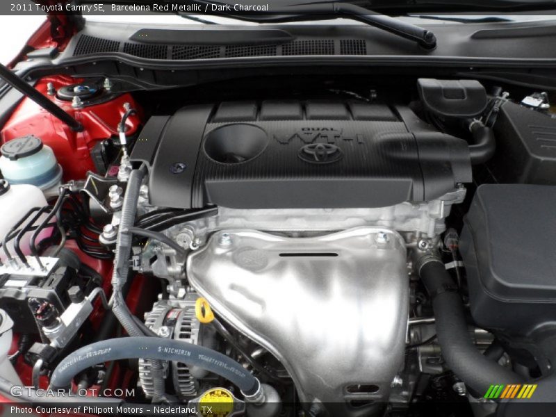 Barcelona Red Metallic / Dark Charcoal 2011 Toyota Camry SE