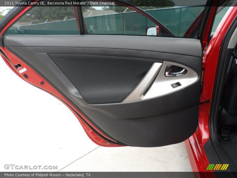 Barcelona Red Metallic / Dark Charcoal 2011 Toyota Camry SE