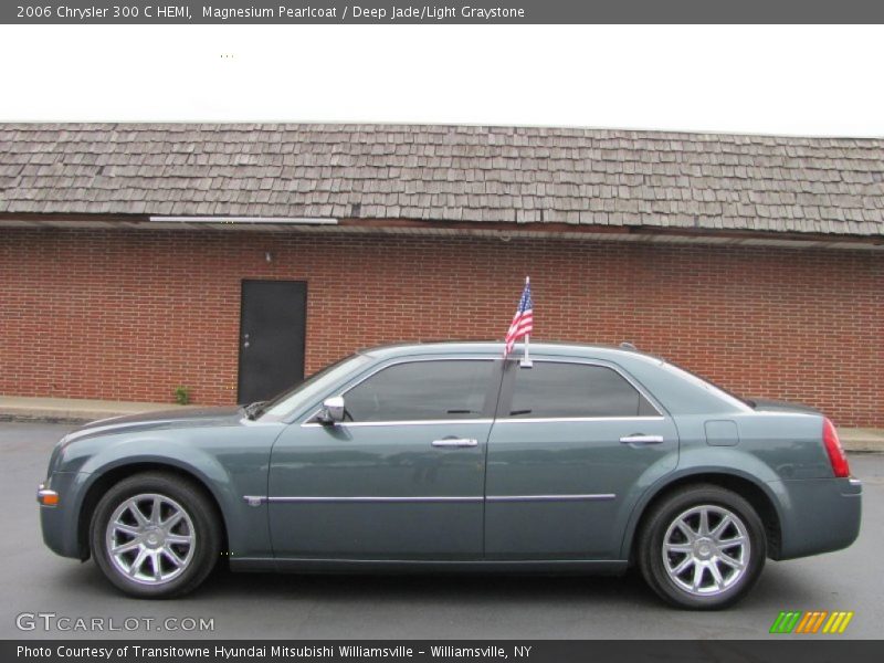 Magnesium Pearlcoat / Deep Jade/Light Graystone 2006 Chrysler 300 C HEMI
