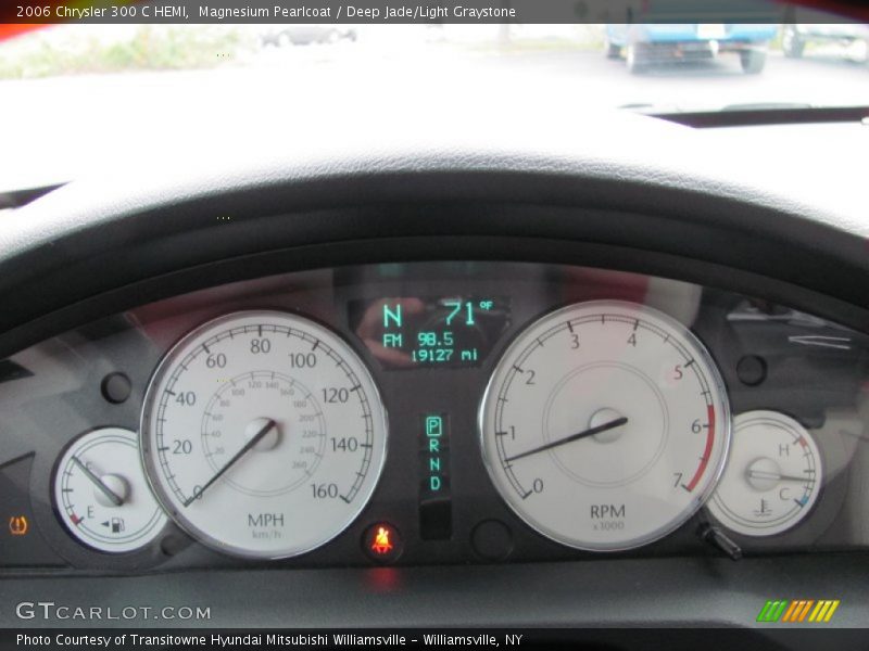 Magnesium Pearlcoat / Deep Jade/Light Graystone 2006 Chrysler 300 C HEMI