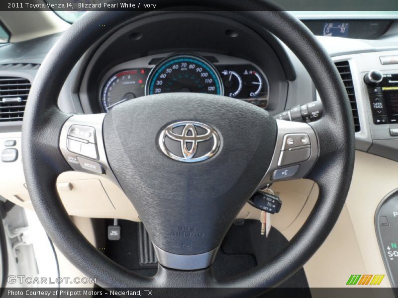 Blizzard Pearl White / Ivory 2011 Toyota Venza I4