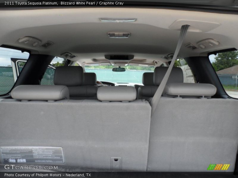 Blizzard White Pearl / Graphite Gray 2011 Toyota Sequoia Platinum