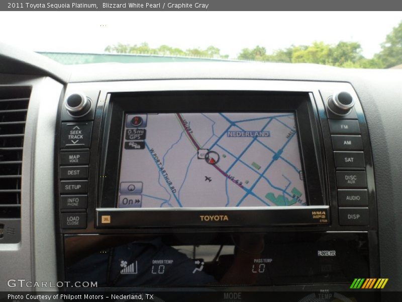 Navigation of 2011 Sequoia Platinum