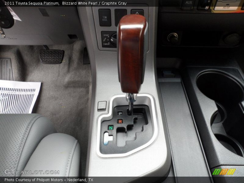  2011 Sequoia Platinum 6 Speed ECT-i Automatic Shifter