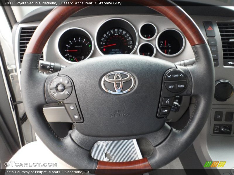  2011 Sequoia Platinum Steering Wheel