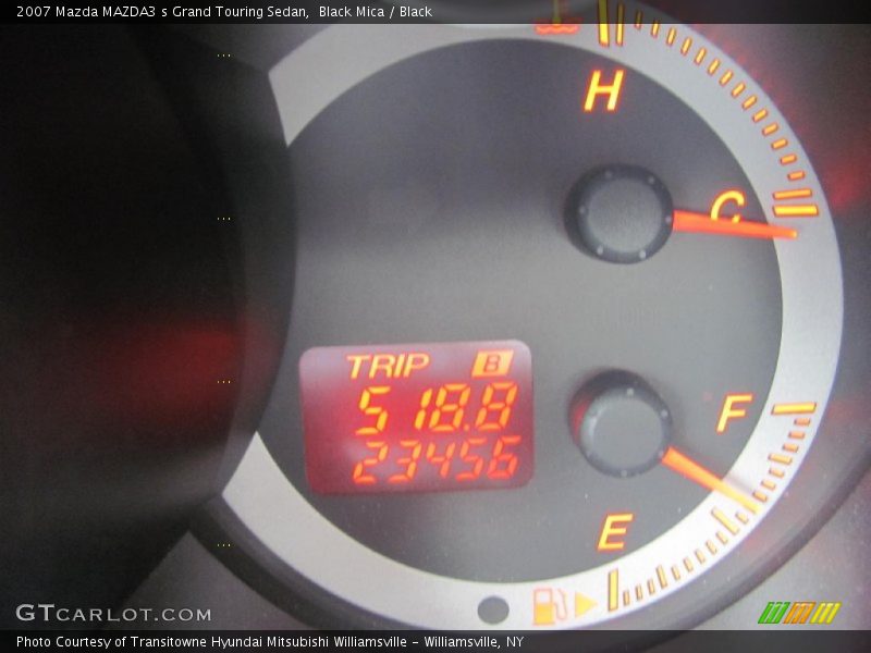 Black Mica / Black 2007 Mazda MAZDA3 s Grand Touring Sedan