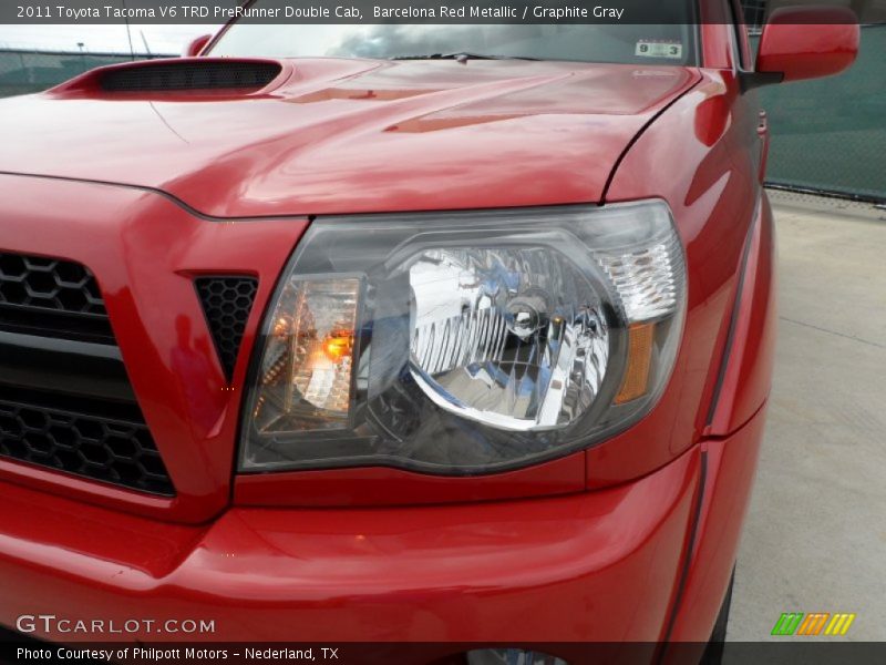 Barcelona Red Metallic / Graphite Gray 2011 Toyota Tacoma V6 TRD PreRunner Double Cab