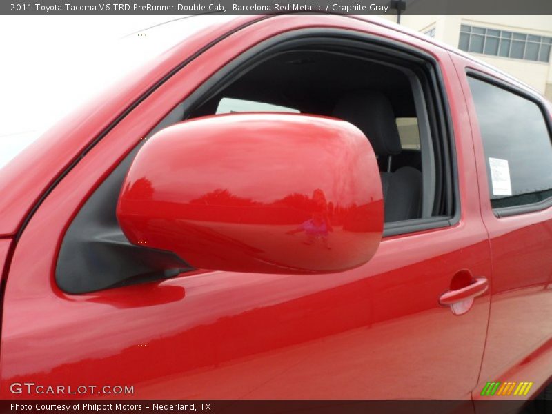 Barcelona Red Metallic / Graphite Gray 2011 Toyota Tacoma V6 TRD PreRunner Double Cab