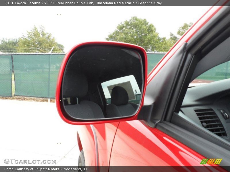 Barcelona Red Metallic / Graphite Gray 2011 Toyota Tacoma V6 TRD PreRunner Double Cab