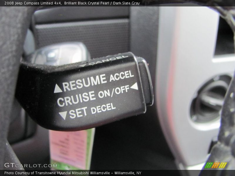 Brilliant Black Crystal Pearl / Dark Slate Gray 2008 Jeep Compass Limited 4x4