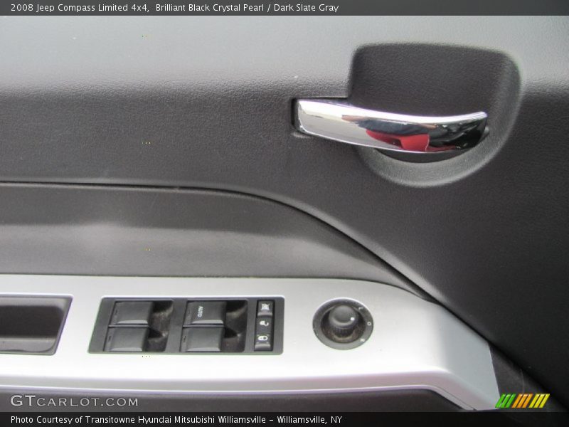 Brilliant Black Crystal Pearl / Dark Slate Gray 2008 Jeep Compass Limited 4x4