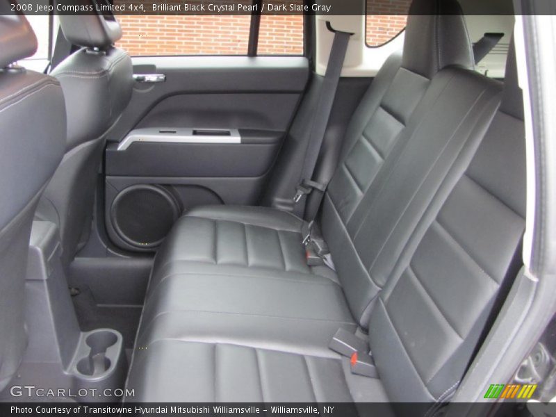 Brilliant Black Crystal Pearl / Dark Slate Gray 2008 Jeep Compass Limited 4x4