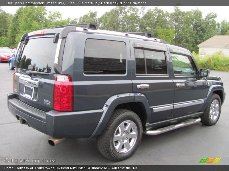 Steel Blue Metallic / Dark Khaki/Light Graystone 2006 Jeep Commander Limited 4x4