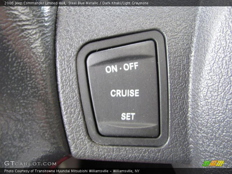 Steel Blue Metallic / Dark Khaki/Light Graystone 2006 Jeep Commander Limited 4x4