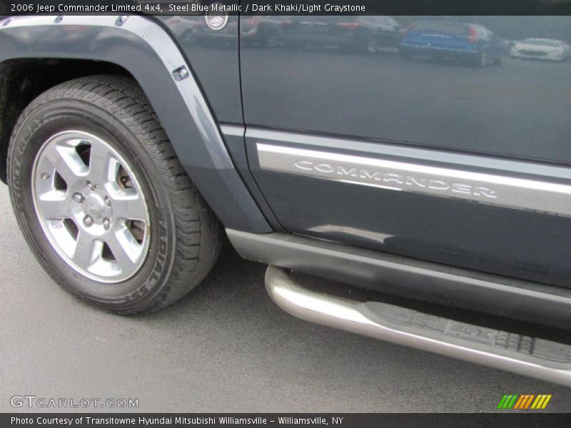 Steel Blue Metallic / Dark Khaki/Light Graystone 2006 Jeep Commander Limited 4x4