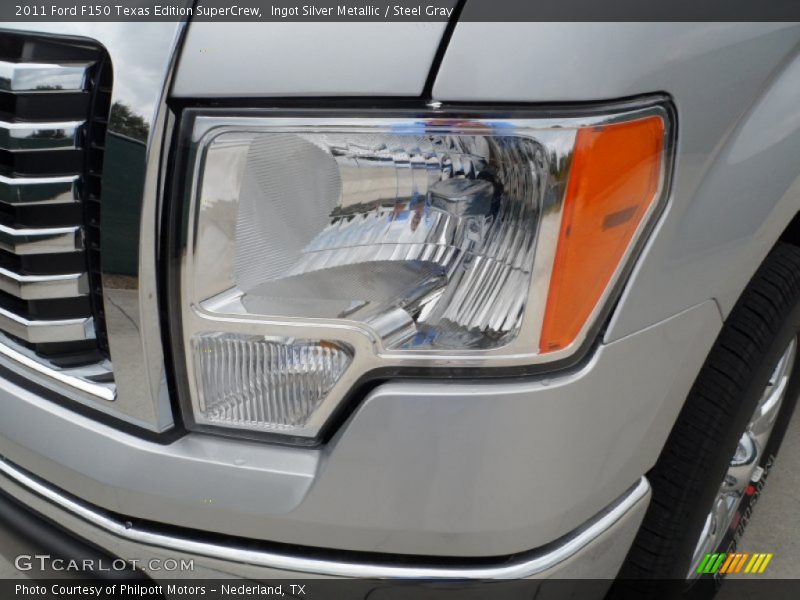 Ingot Silver Metallic / Steel Gray 2011 Ford F150 Texas Edition SuperCrew