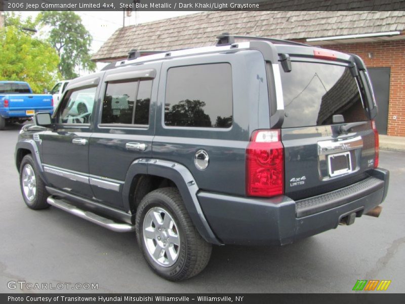 Steel Blue Metallic / Dark Khaki/Light Graystone 2006 Jeep Commander Limited 4x4