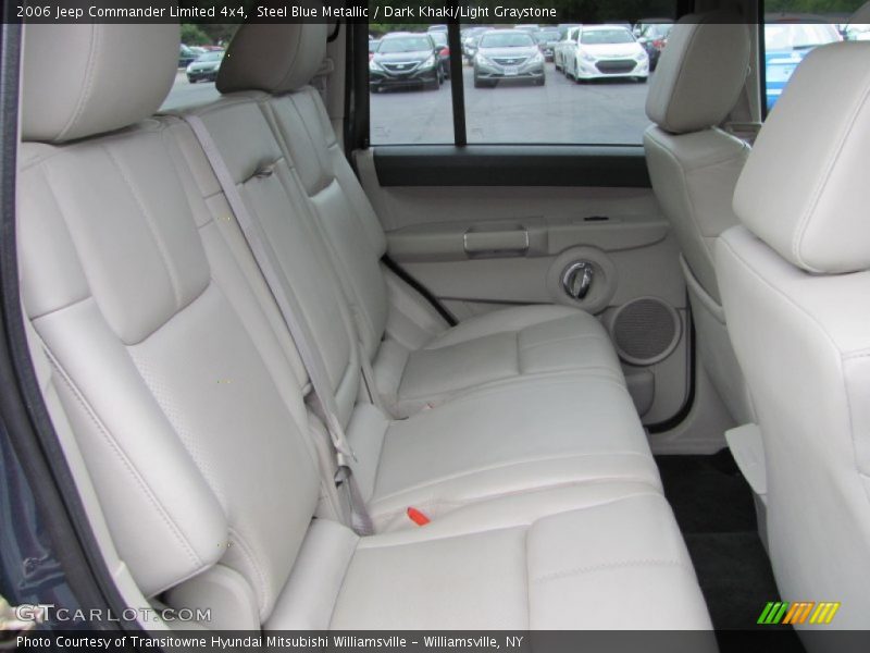 Steel Blue Metallic / Dark Khaki/Light Graystone 2006 Jeep Commander Limited 4x4