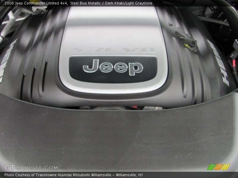 Steel Blue Metallic / Dark Khaki/Light Graystone 2006 Jeep Commander Limited 4x4