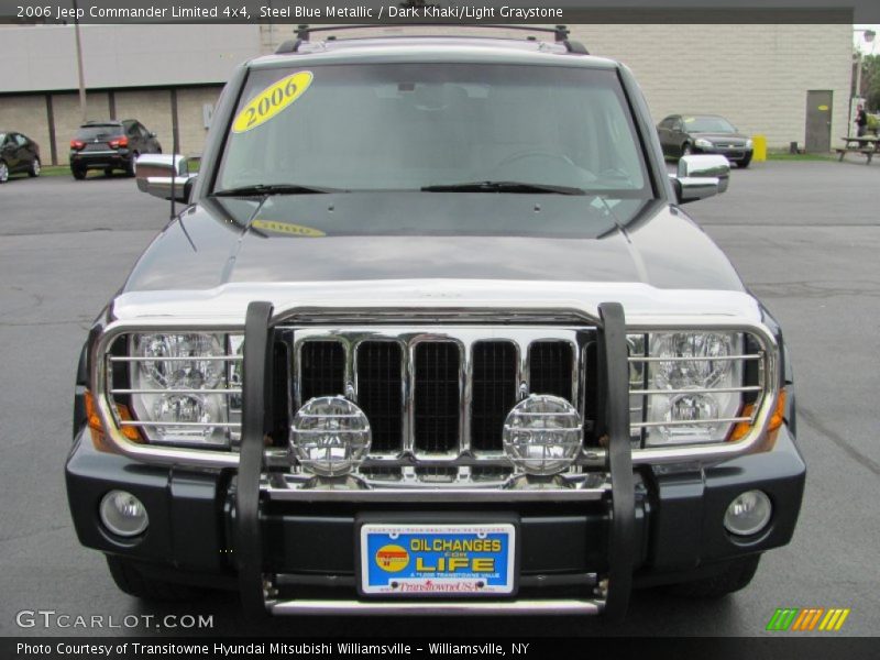 Steel Blue Metallic / Dark Khaki/Light Graystone 2006 Jeep Commander Limited 4x4