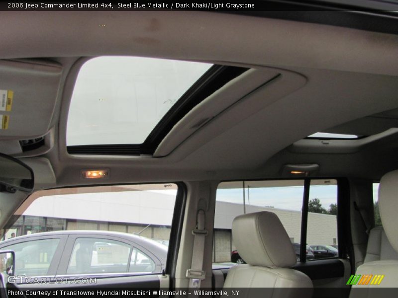 Steel Blue Metallic / Dark Khaki/Light Graystone 2006 Jeep Commander Limited 4x4