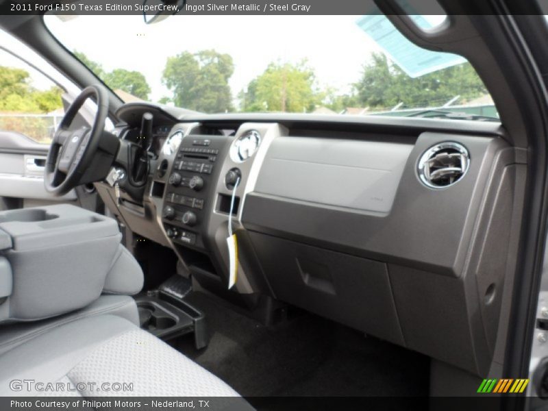 Ingot Silver Metallic / Steel Gray 2011 Ford F150 Texas Edition SuperCrew