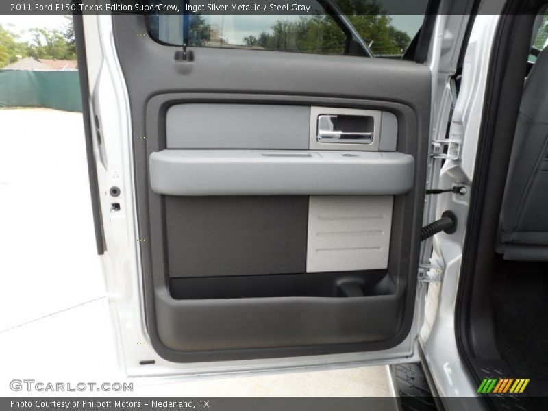 Ingot Silver Metallic / Steel Gray 2011 Ford F150 Texas Edition SuperCrew