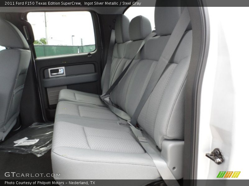 Ingot Silver Metallic / Steel Gray 2011 Ford F150 Texas Edition SuperCrew