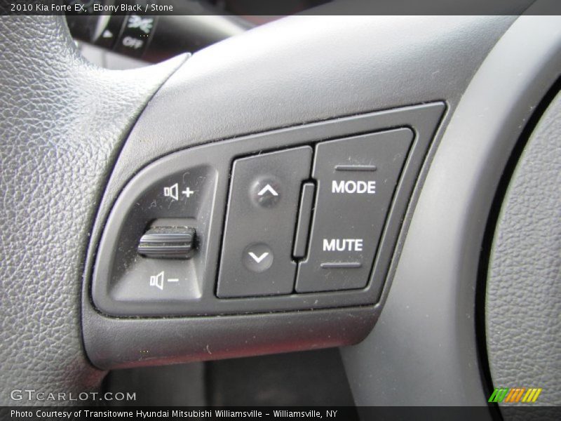 Ebony Black / Stone 2010 Kia Forte EX
