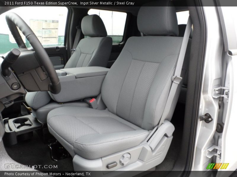 Ingot Silver Metallic / Steel Gray 2011 Ford F150 Texas Edition SuperCrew