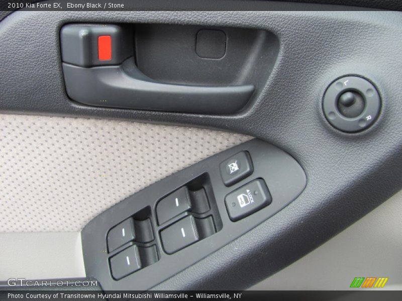 Ebony Black / Stone 2010 Kia Forte EX