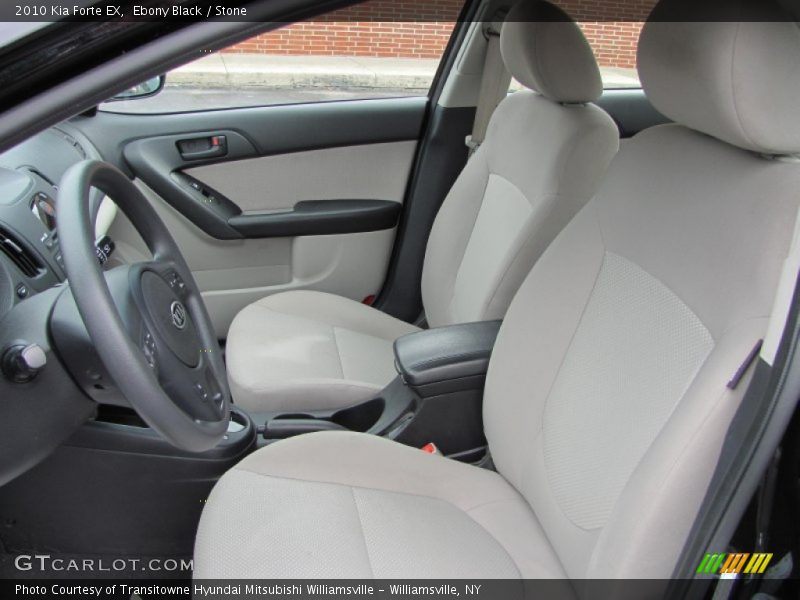 Ebony Black / Stone 2010 Kia Forte EX