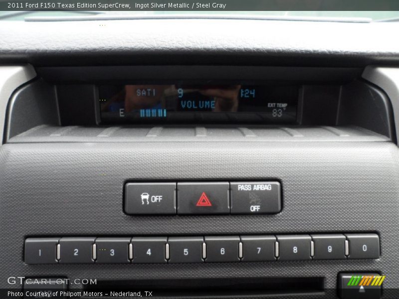 Ingot Silver Metallic / Steel Gray 2011 Ford F150 Texas Edition SuperCrew
