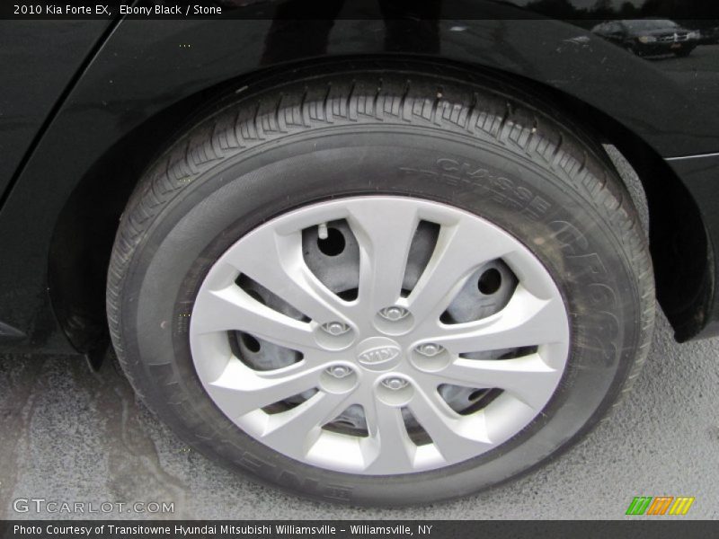 Ebony Black / Stone 2010 Kia Forte EX