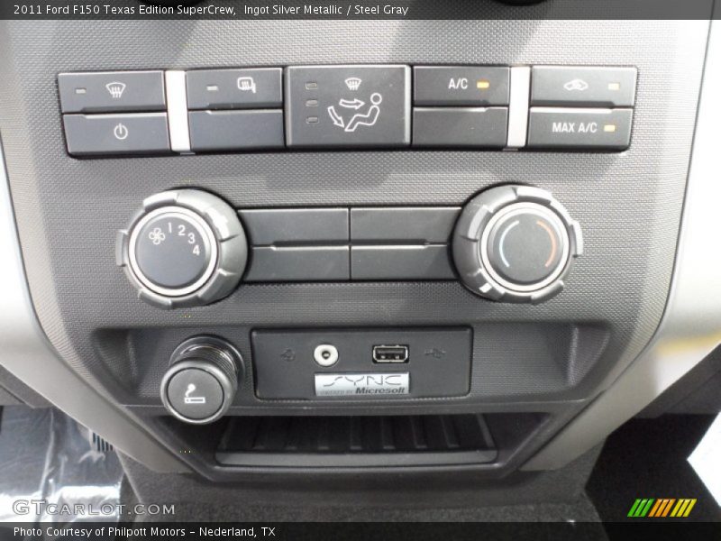 Ingot Silver Metallic / Steel Gray 2011 Ford F150 Texas Edition SuperCrew