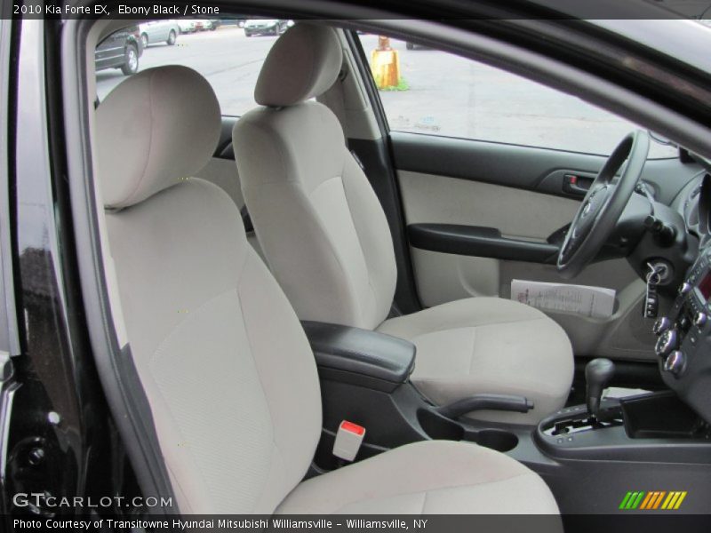 Ebony Black / Stone 2010 Kia Forte EX