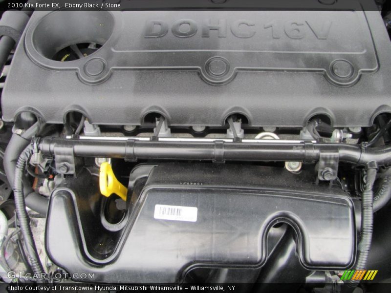 Ebony Black / Stone 2010 Kia Forte EX