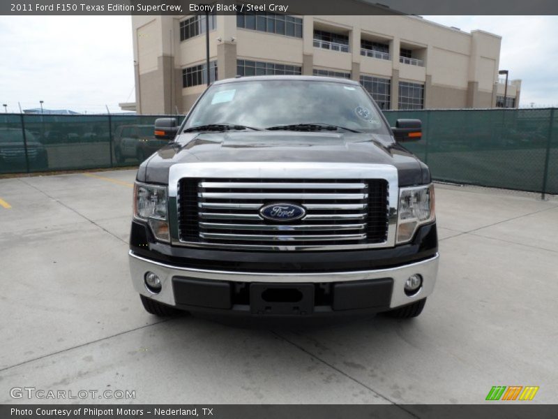 Ebony Black / Steel Gray 2011 Ford F150 Texas Edition SuperCrew