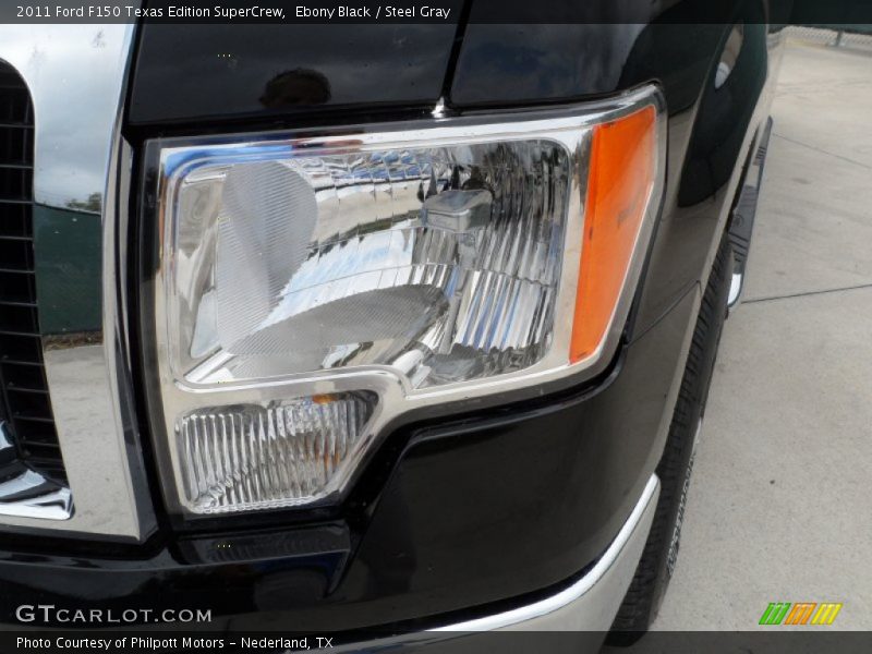 Ebony Black / Steel Gray 2011 Ford F150 Texas Edition SuperCrew