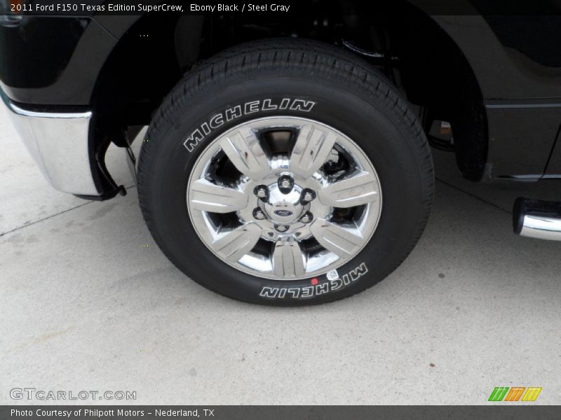 Ebony Black / Steel Gray 2011 Ford F150 Texas Edition SuperCrew