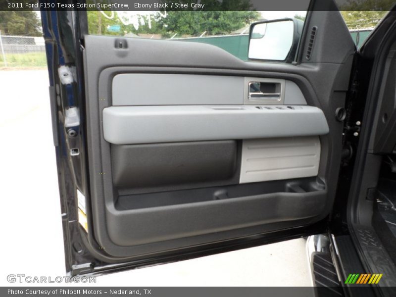 Ebony Black / Steel Gray 2011 Ford F150 Texas Edition SuperCrew