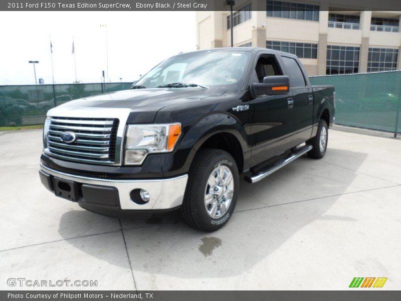 Ebony Black / Steel Gray 2011 Ford F150 Texas Edition SuperCrew