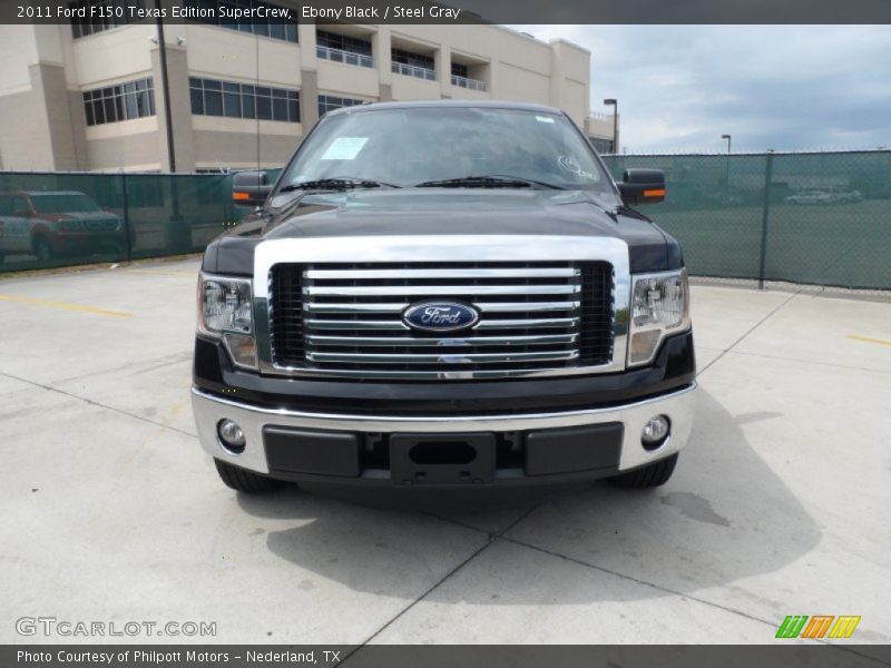 Ebony Black / Steel Gray 2011 Ford F150 Texas Edition SuperCrew