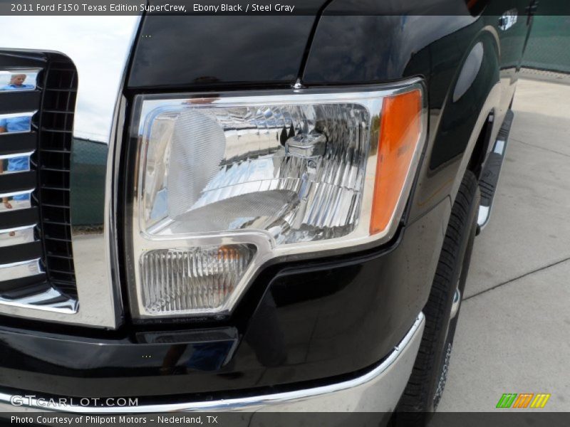 Ebony Black / Steel Gray 2011 Ford F150 Texas Edition SuperCrew