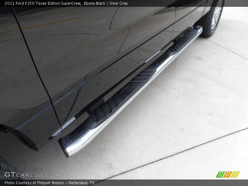 Ebony Black / Steel Gray 2011 Ford F150 Texas Edition SuperCrew