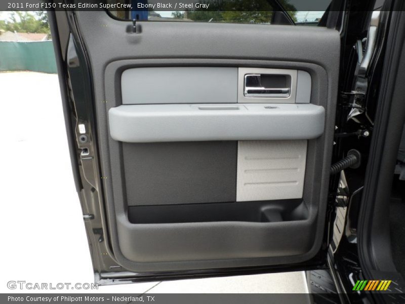 Ebony Black / Steel Gray 2011 Ford F150 Texas Edition SuperCrew