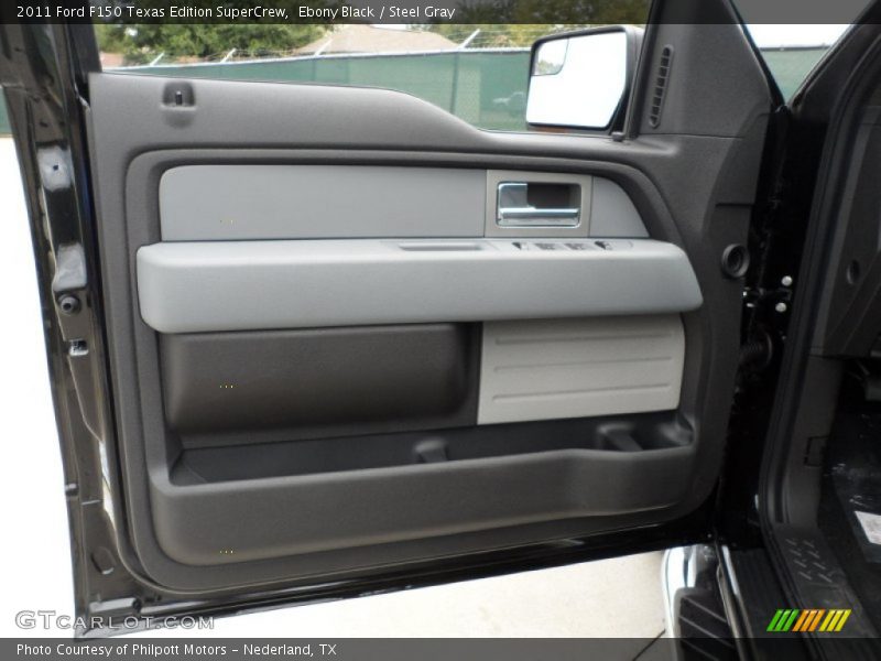 Ebony Black / Steel Gray 2011 Ford F150 Texas Edition SuperCrew