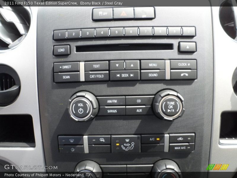 Ebony Black / Steel Gray 2011 Ford F150 Texas Edition SuperCrew