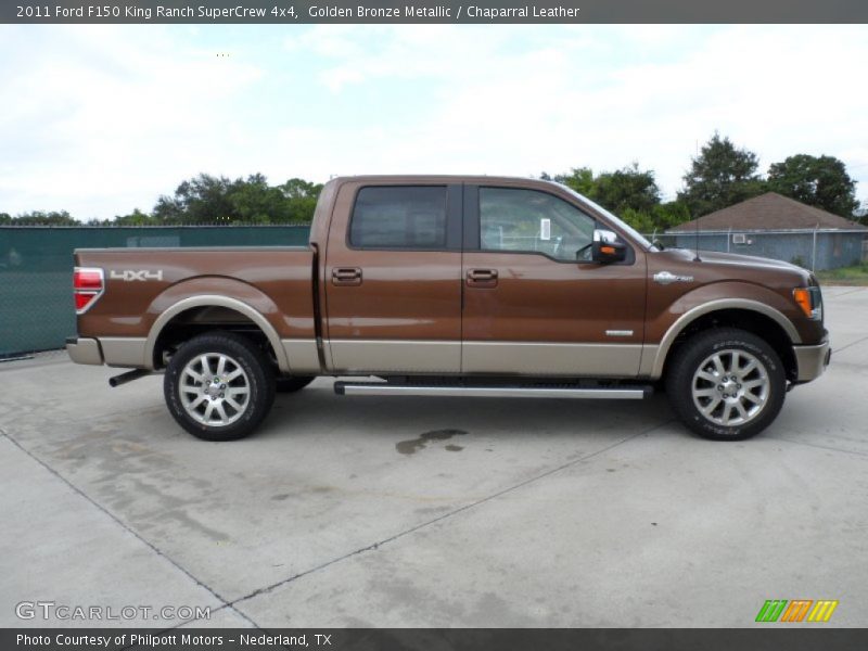 Golden Bronze Metallic / Chaparral Leather 2011 Ford F150 King Ranch SuperCrew 4x4