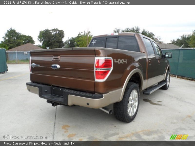 Golden Bronze Metallic / Chaparral Leather 2011 Ford F150 King Ranch SuperCrew 4x4
